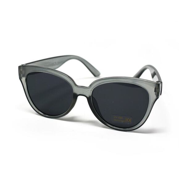 Square Sunglasses Black Frame w Dark Lens 60s Rebel in Retro Shades - Hey Viv - Picture 2 of 3